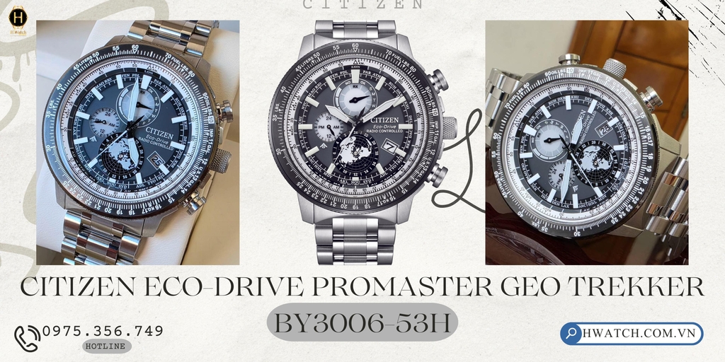 Citizen Quartz Eco-Drive Promaster Geo Trekker BY3006-53H