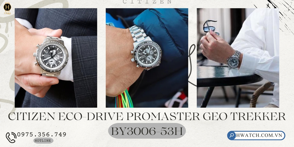 Citizen Quartz Eco-Drive Promaster Geo Trekker BY3006-53H