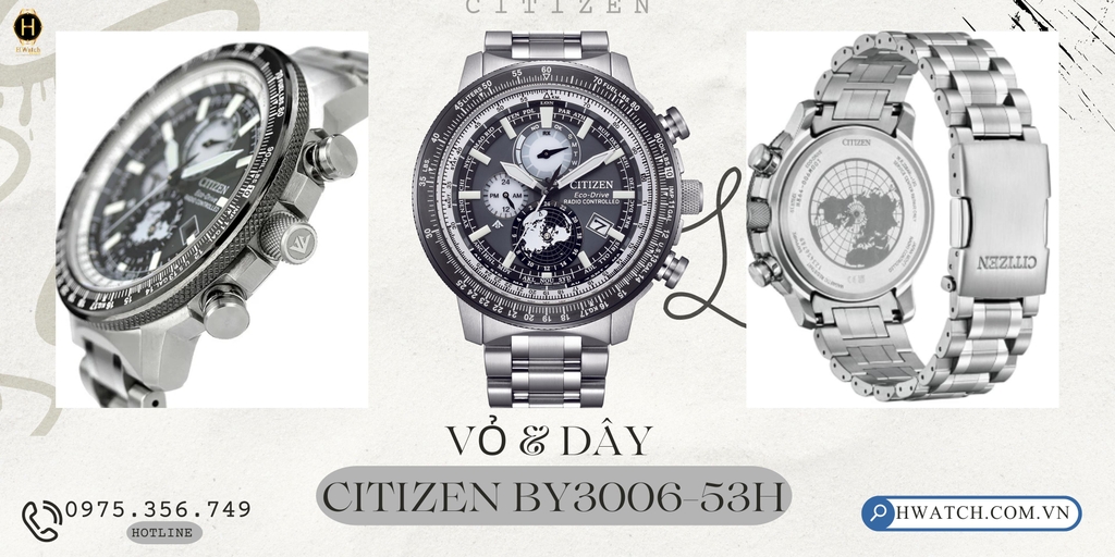 Citizen Quartz Eco-Drive Promaster Geo Trekker BY3006-53H