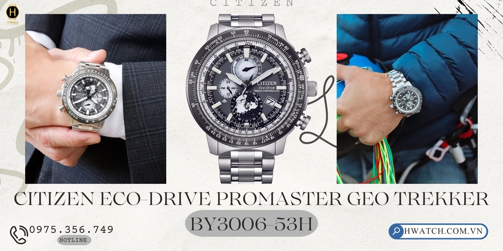 Citizen Quartz Eco-Drive Promaster Geo Trekker BY3006-53H