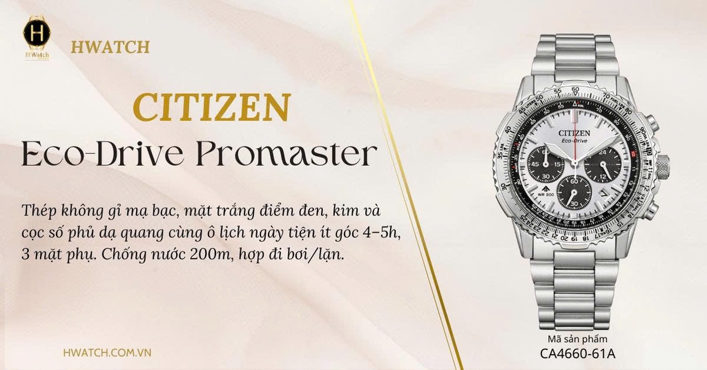  Citizen Quartz Eco-Drive Promaster CA4660-61A