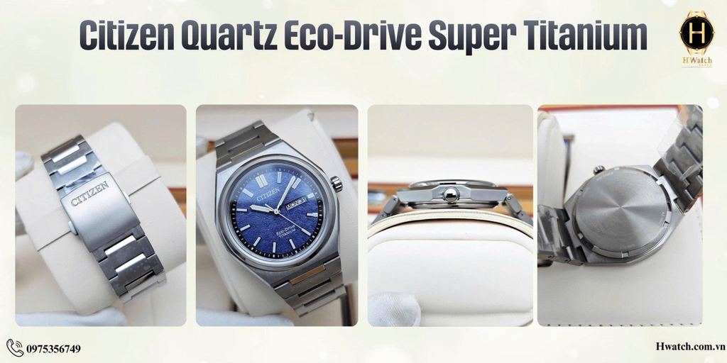 Citizen Quartz Eco-Drive Super TitaniumAW0130-85A AW0130-85L AW0130-85MAW0130-85X