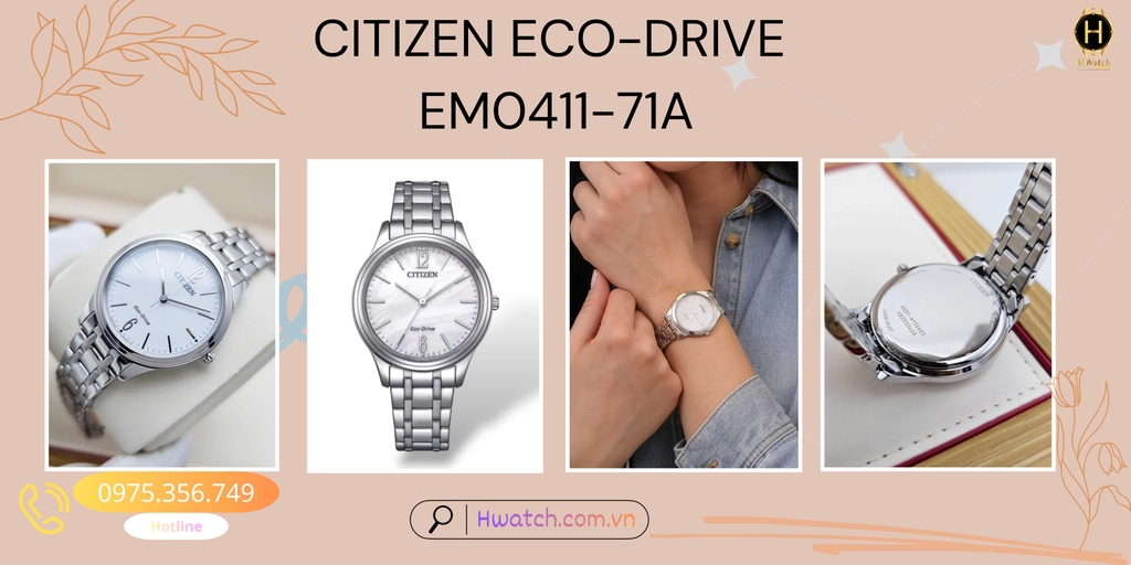 Citizen Quartz Eco-Drive EM0411-71A
