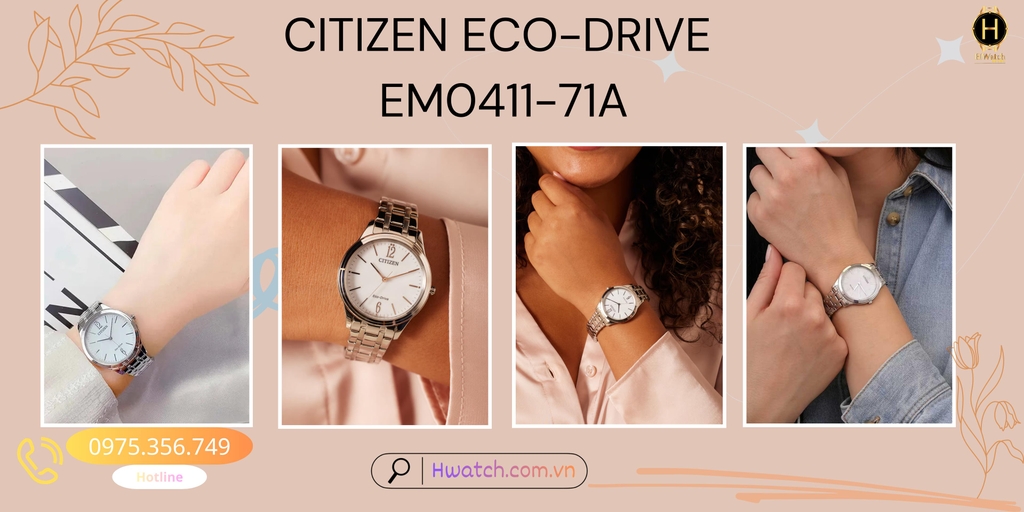Citizen Quartz Eco-Drive EM0411-71A