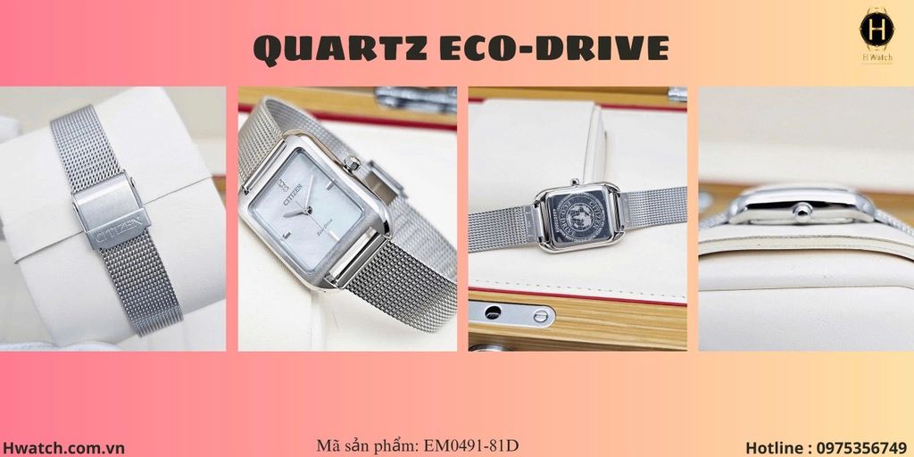 Citizen Quartz Eco-Drive EM0491-81D