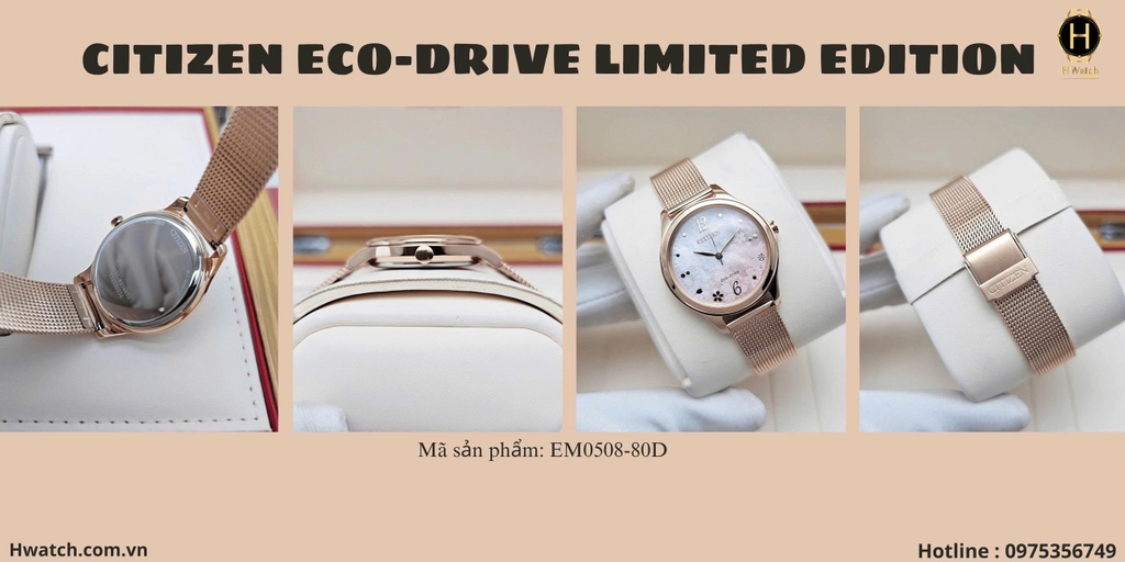 Citizen Quartz Eco-Drive Limited Edition EM0508-80D Limited Edition of 800