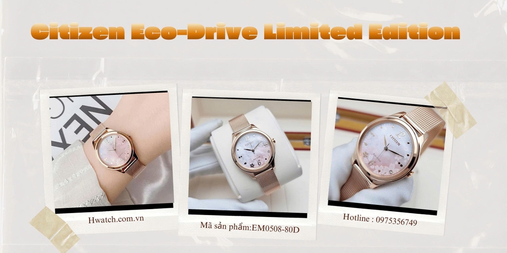 Citizen Quartz Eco-Drive Limited Edition EM0508-80D Limited Edition of 800