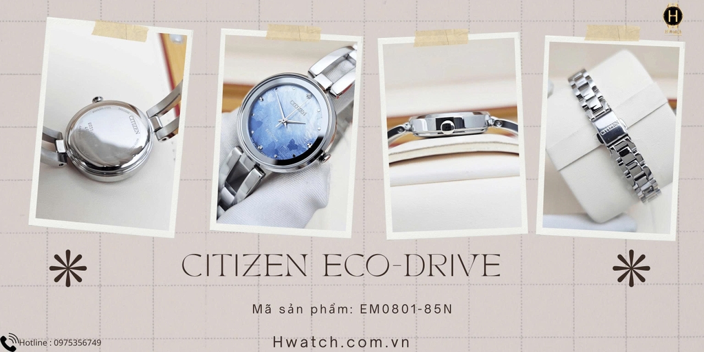 Citizen Quartz Eco-Drive EM0801-85N