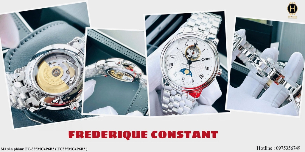 Frederique Constant Automatic Classics Heart Beat Moonphase  FC-335MC4P6B2 ( FC335MC4P6B2 )