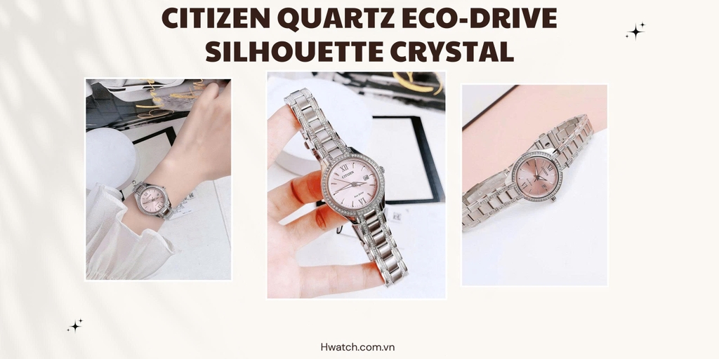 Citizen Quartz Eco-Drive Silhouette Crystal FE1230-51X