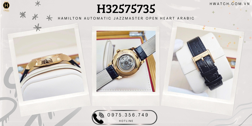 Hamilton Automatic Jazzmaster Open Heart Arabic H32575735