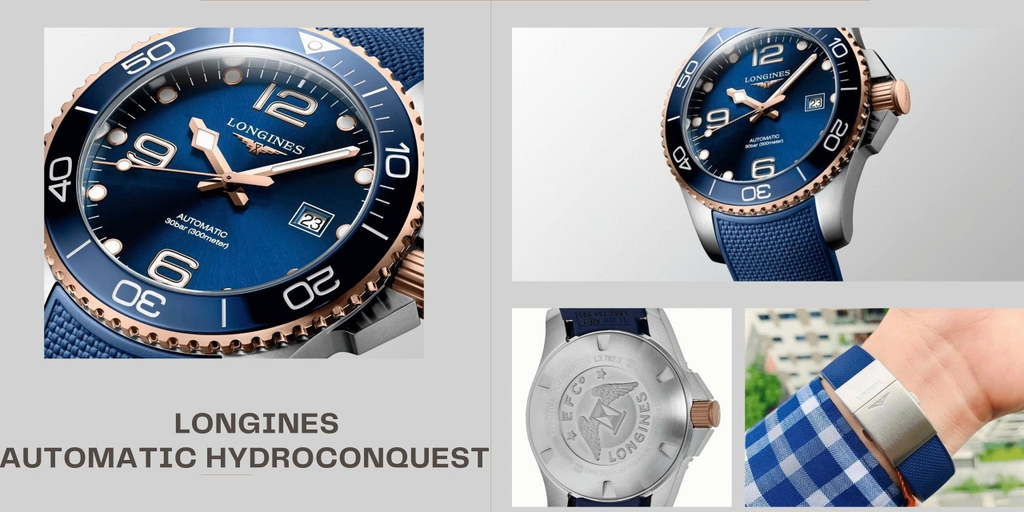 Longines Automatic Hydroconquest L3.782.3.98.9 ( L37823989 )