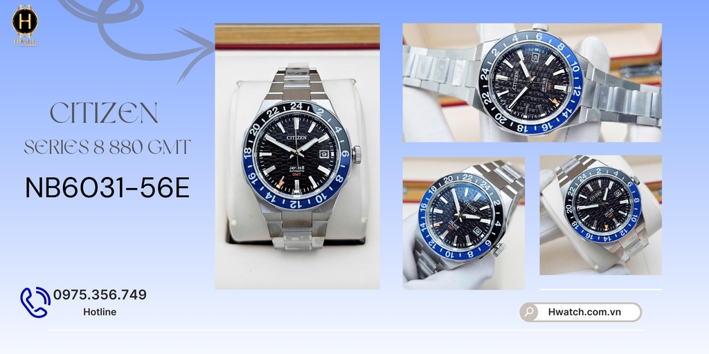 Nam Citizen Automatic Series 8 880 GMT NB6031-56E