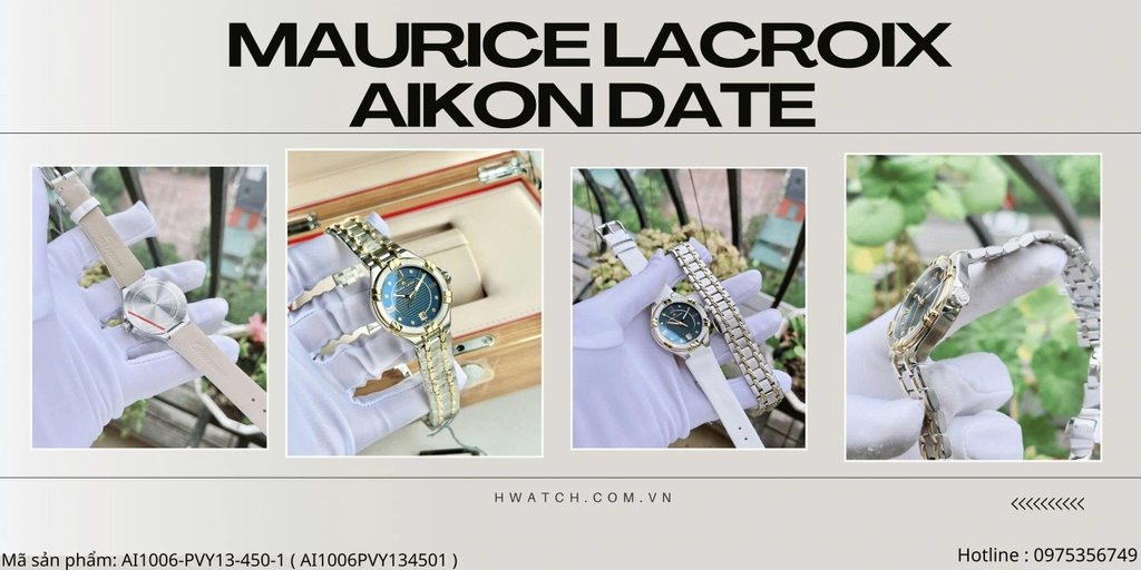 Maurice Lacroix Quartz Aikon Date AI1006-PVY13-450-1 ( AI1006PVY134501 )