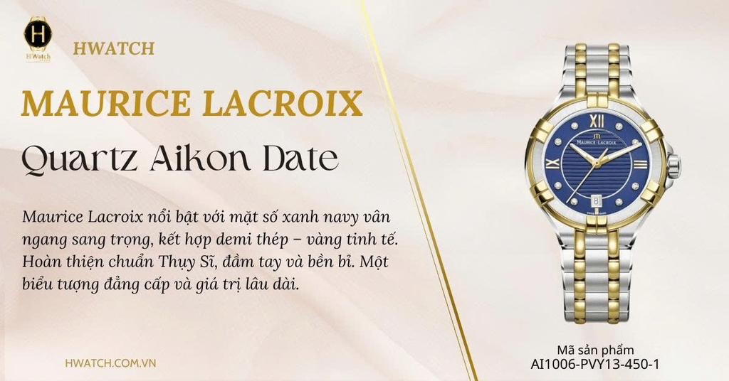 Maurice Lacroix Quartz Aikon Date AI1006-PVY13-450-1 ( AI1006PVY134501 )