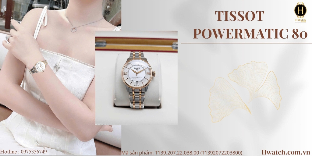 Tissot Automatic Powermatic 80 Chemin des Tourelles T139.207.22.038.00 (T1392072203800)
