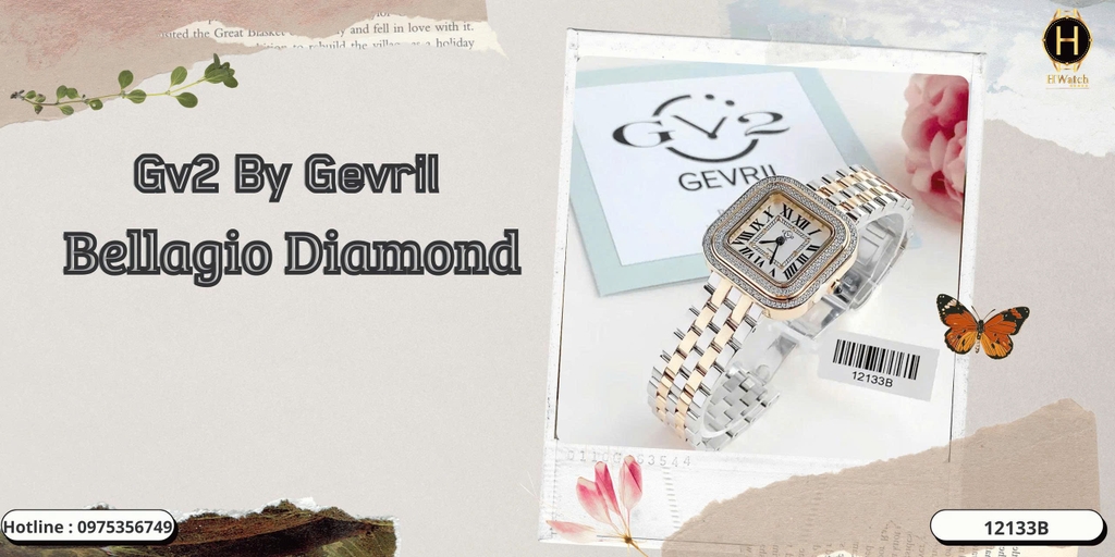 Gv2 By Gevril Quartz Bellagio Diamond 12133B