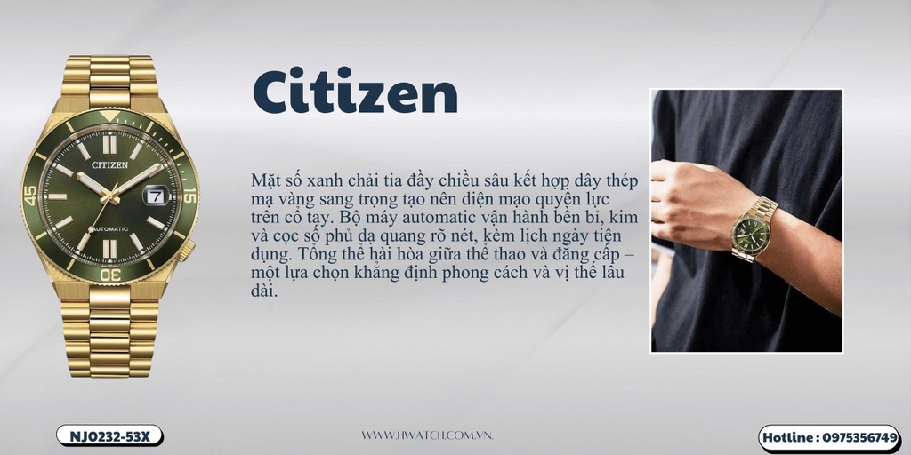 Citizen Automatic Tsuyosa Shore Mechanical NJ0232-53X