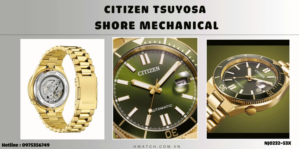 Citizen Automatic Tsuyosa Shore Mechanical NJ0232-53X