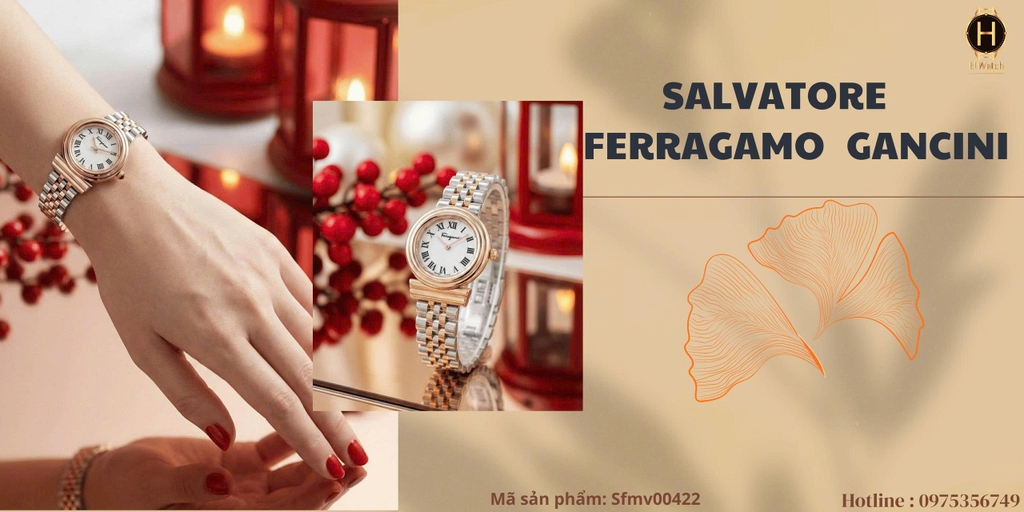 Ferragamo Quartz Gancini Sfmv00422