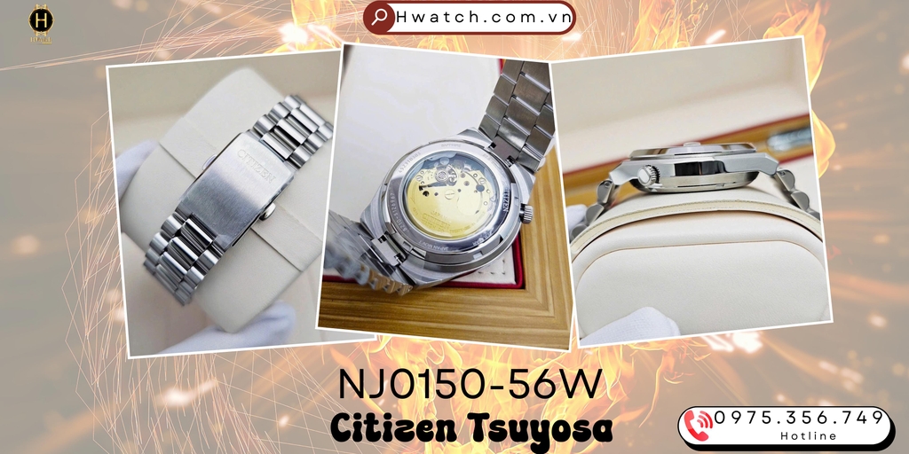 Citizen Automatic Tsuyosa Mechanical Red NJ0150-56W 