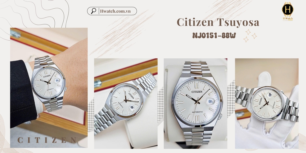 Citizen Automatic Tsuyosa Mechanical Beige NJ0151-88W