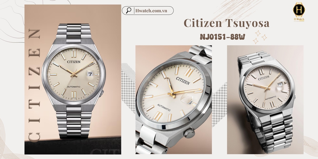 Citizen Automatic Tsuyosa Mechanical Beige NJ0151-88W