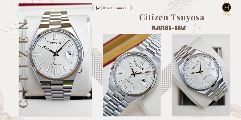 Citizen Automatic Tsuyosa Mechanical Beige NJ0151-88W