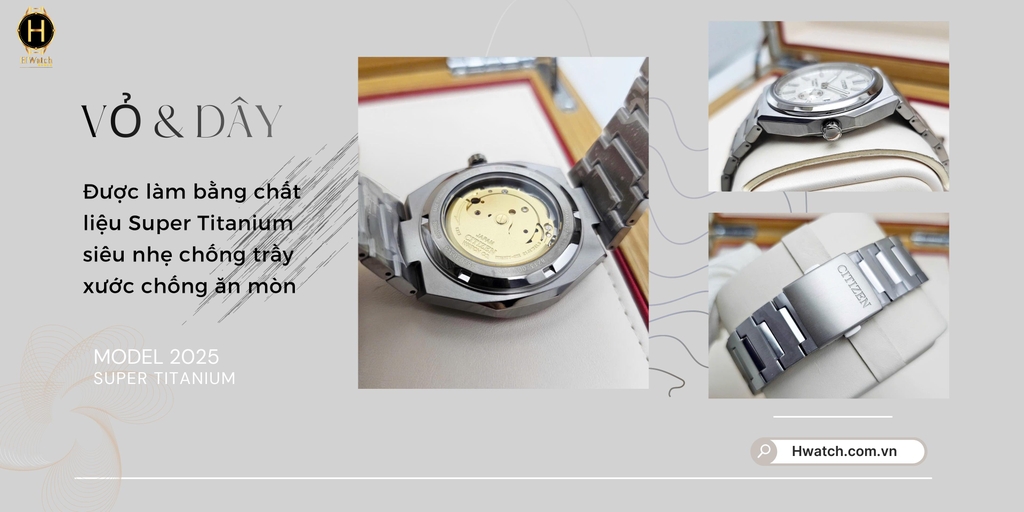 Citizen Automatic Zenshin Mechanical Super Titanium NJ0180-80A