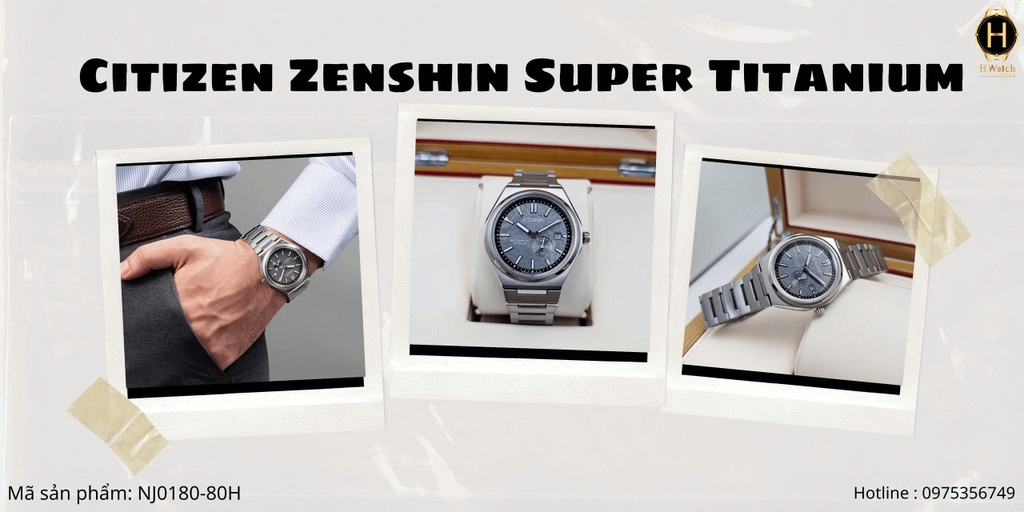 Citizen Automatic Zenshin Mechanical Super Titanium NJ0180-80H