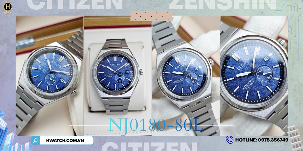 Citizen Automatic Zenshin Mechanical Super Titanium NJ0180-80L