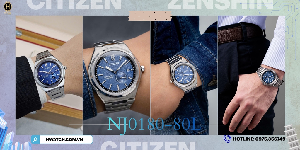 Citizen Automatic Zenshin Mechanical Super Titanium NJ0180-80L
