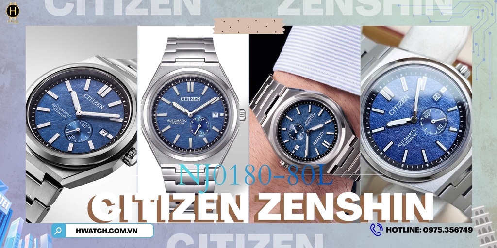 Citizen Automatic Zenshin Mechanical Super Titanium NJ0180-80L