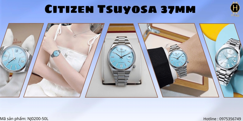 Unisex Citizen Automatic Tsuyosa 37mm Tifany NJ0200-50L