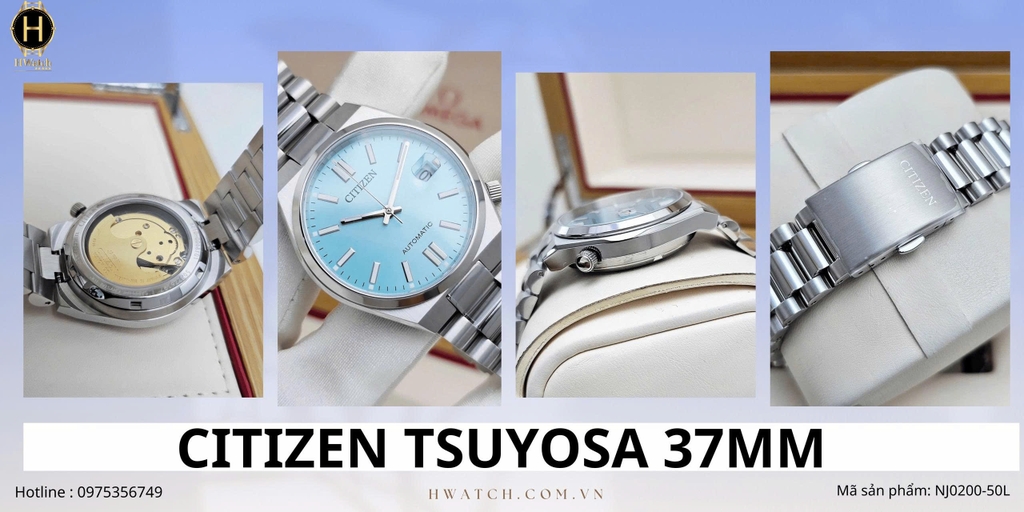 Unisex Citizen Automatic Tsuyosa 37mm Tifany NJ0200-50L