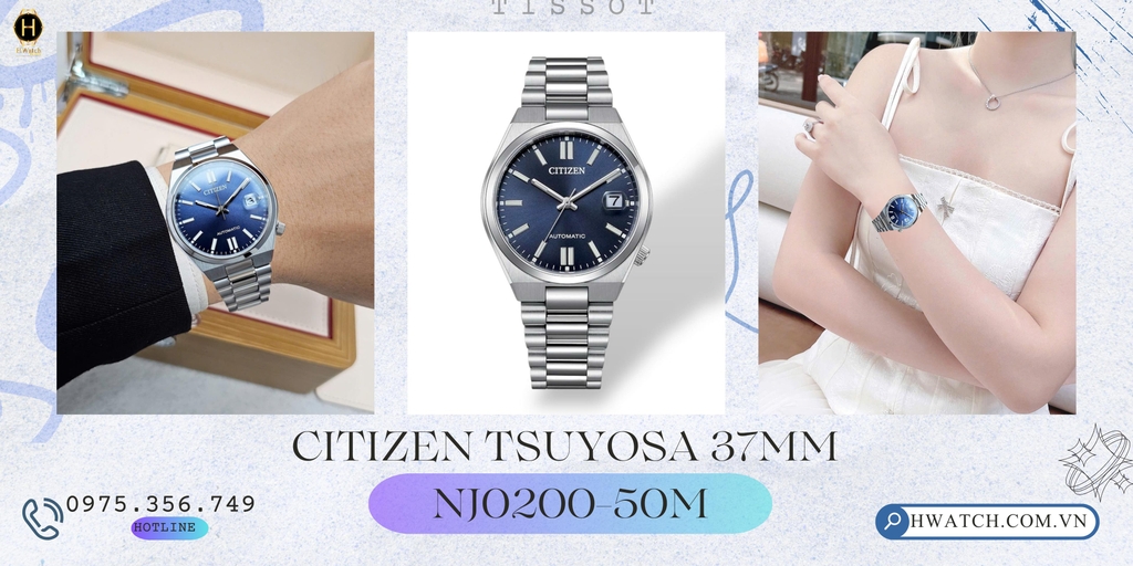 Unisex Citizen Automatic Tsuyosa 37mm Mechanical NJ0200-50M