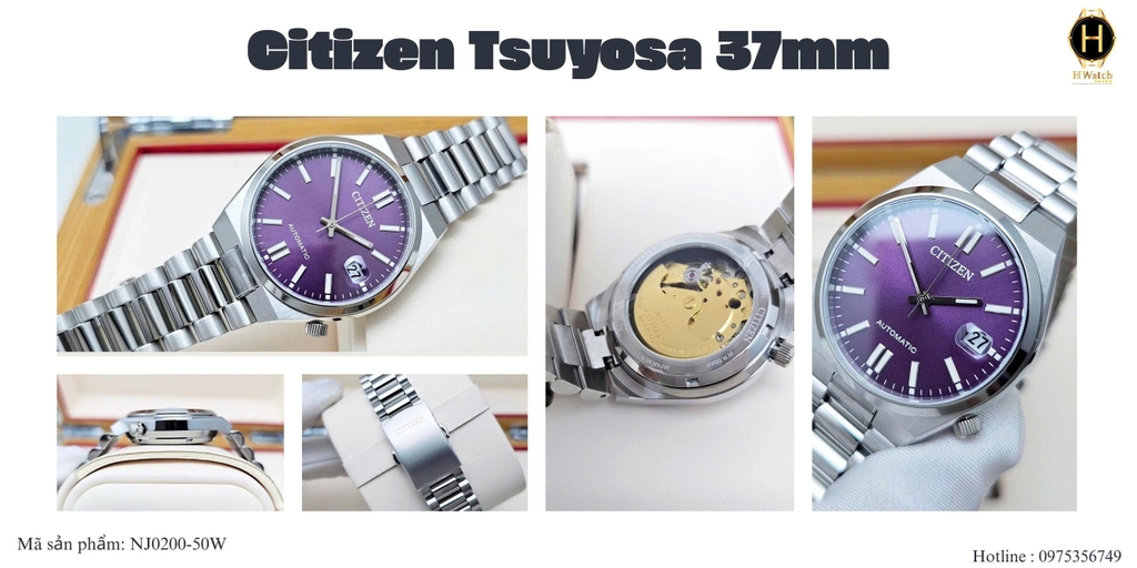 Unisex Citizen Automatic Tsuyosa 37mm Mechanical NJ0200-50W