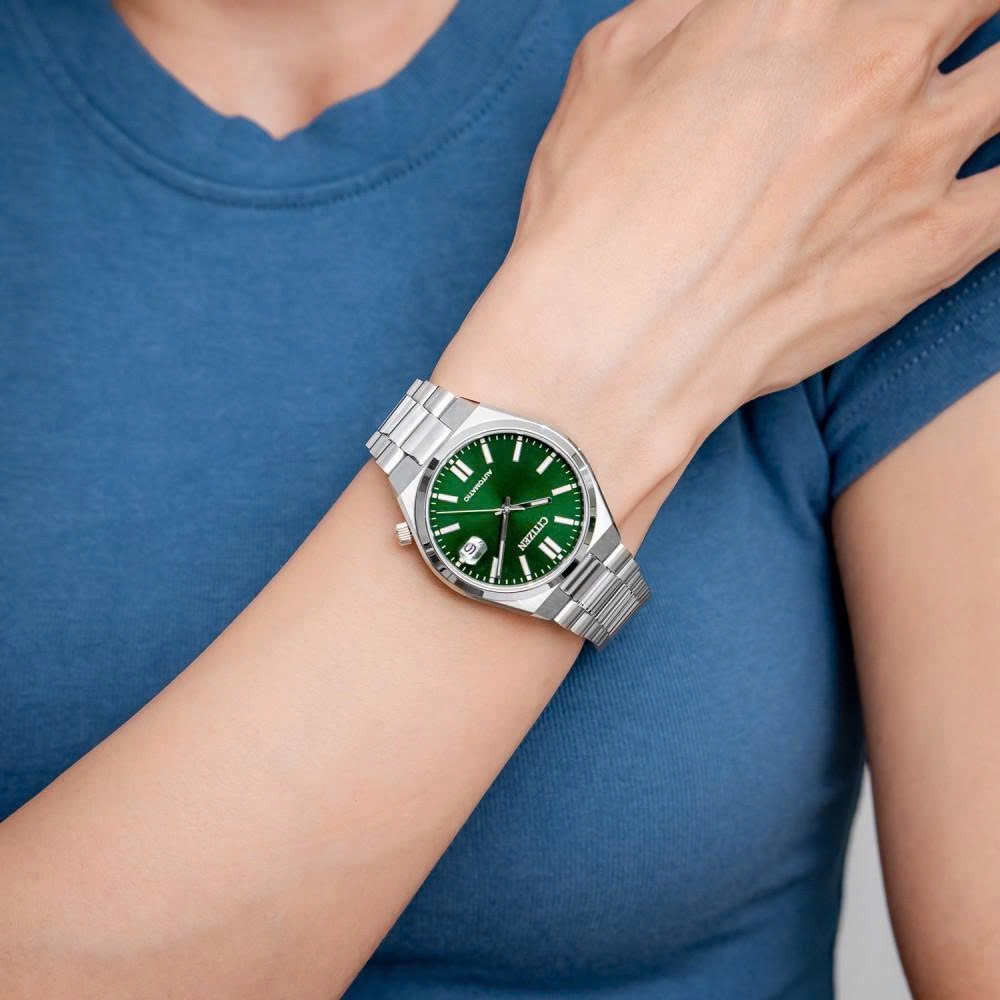  Unisex Citizen Automatic Tsuyosa 37mm Green NJ0200-50X