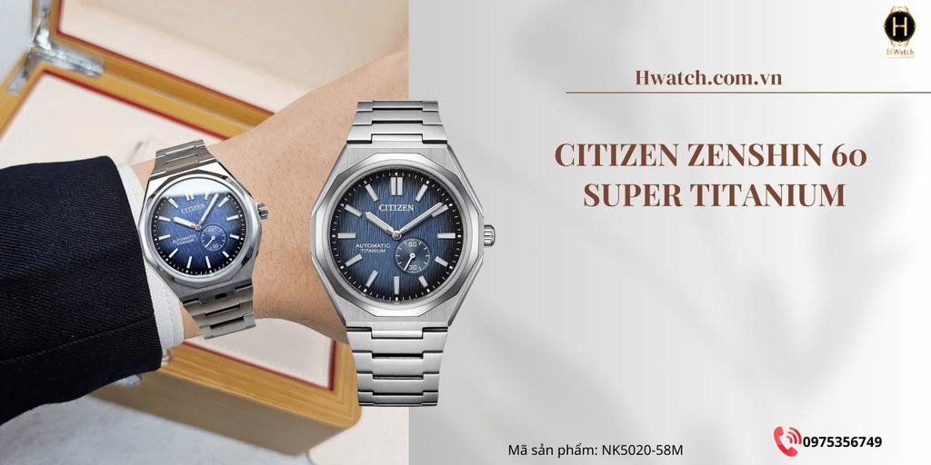 Citizen Automatic Zenshin 60 Super Titanium NK5020-58M