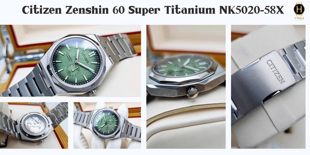  Citizen Automatic Zenshin 60 Super Titanium NK5020-58X