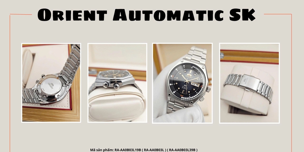 Orient Automatic SK Xanh RA-AA0B03L19B ( RA-AA0B03L ) ( RA-AA0B03L39B )