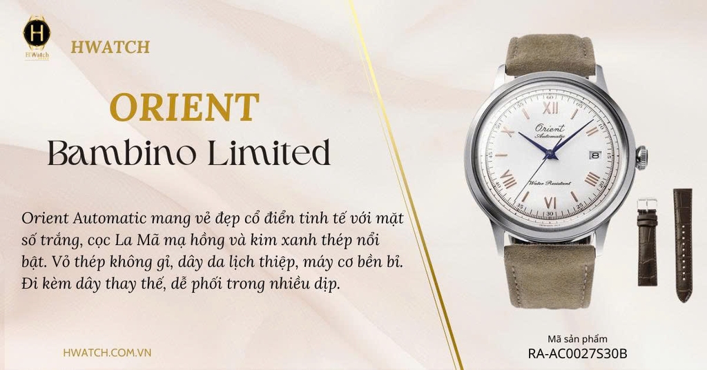 Orient Automatic Bambino Limited RA-AC0027S30B