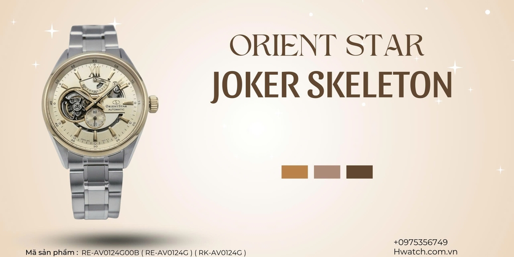  Orient Star Automatic Joker Skeleton RE-AV0124G00B ( RE-AV0124G ) ( RK-AV0124G )