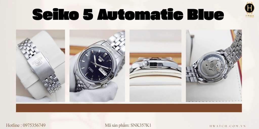 Seiko 5 Automatic  Blue SNK357K1 ( SNK357 )