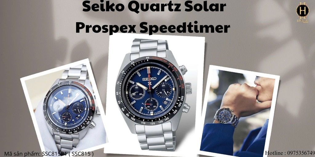 Seiko Quartz Solar Prospex Speedtimer SSC815P1 (SSC815)