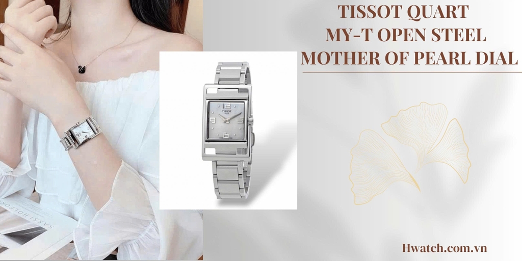  Tissot Quart My-T Open Steel Mother of Pearl Dial T032.309.11.117.00 ( T0323091111700 )
