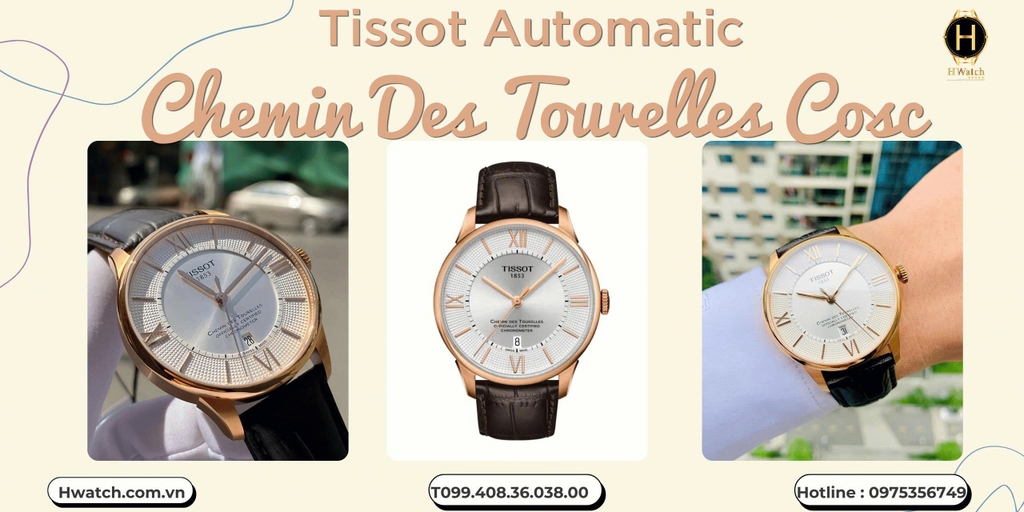 Tissot Automatic Tissot Chemin Des Tourelles Cosc T099.408.36.038.00 (T0994083603800) 