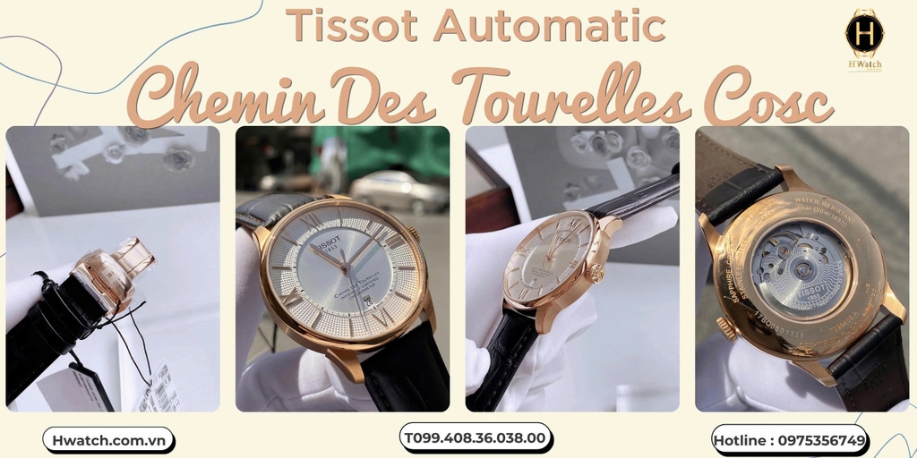 Tissot Automatic Tissot Chemin Des Tourelles Cosc T099.408.36.038.00 (T0994083603800) 
