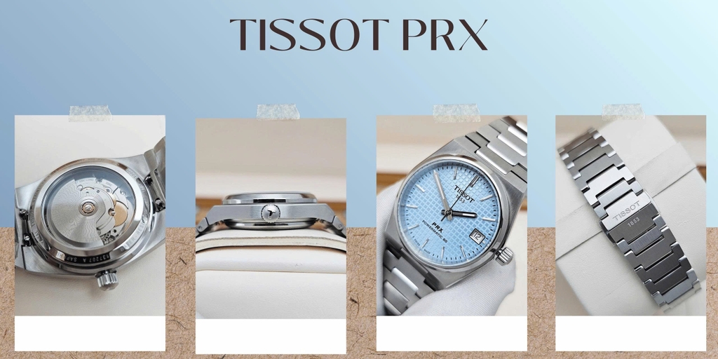  Unisex Tissot Automatic PRX Powermatic 80  Ice Blue  35mm T137.207.11.351.00 (T1372071135100)  