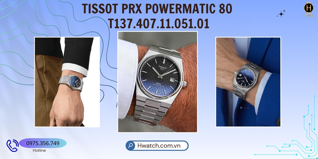 Tissot Automatic Prx Powermatic 80 Gradient T137.407.11.051.01 ( T1374071105101 )